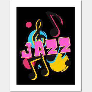 Jazz Music Funk Soul Musician Pop Art Posters and Art